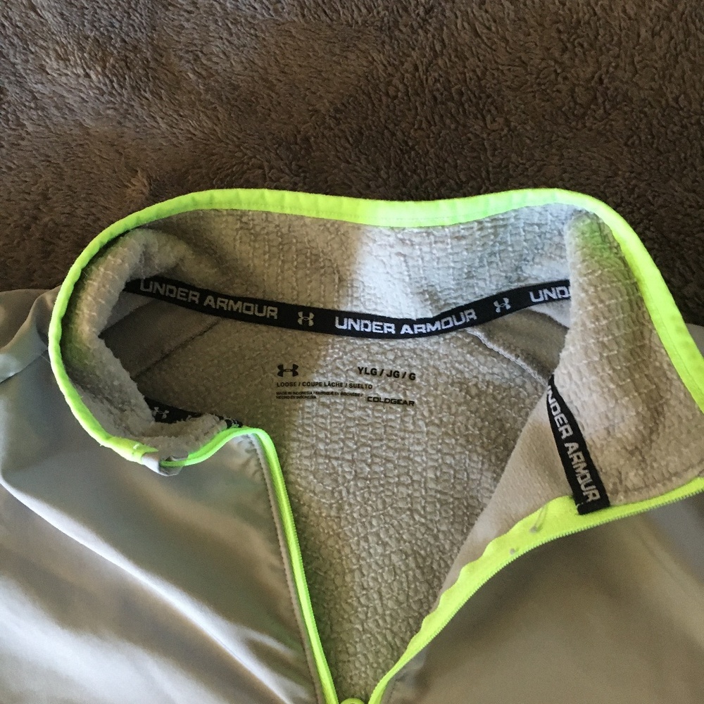 Boys Youth Large Under Armour Pullover Sweatshirt - Picture 2 of 2